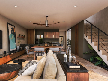 Townhouses modernos en venta en Cholul, Mérida | SAUCES DIECISEÍS