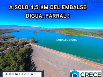 Parcelas Agrado Parral, precordillera Embalse Digua, agua Potable Instalada Y luz dentro del Proyecto
