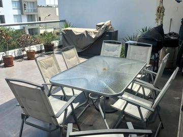 Dpto. Dúplex, 380 m2, Amplia Terraza, Chacarilla, 4 dorms, 5 baños, 2 estac. + dep.