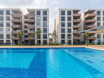 DEPARTAMENTO DE 3 RECÁMARAS UBICADO EN XOCHITEPEC, MORELOS. DOS ALBERCAS, CANCHAS DEPORTIVAS Y PET PARK.