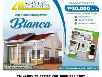 Pag-Ibig Housing Loan in General Santos City, Aganland Katangawan Bianca Unit