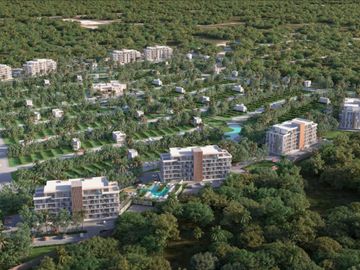 Penthouse con Casa Club, alberca, pre-venta, Centro Maya, Playa del Carmen.