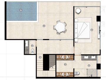 Penthouse con Casa Club, alberca, pre-venta, Centro Maya, Playa del Carmen.