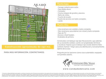 CASA EN VENTA CONDADO DEL VALLE SECCIÓN ARAMO