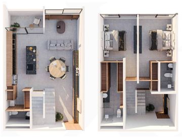 Departamentos Noah, Mod. Duplex