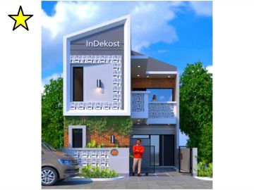 Rumah Kost 8 Kamar Luas 72 di Kampus UMM Tegalgondo Malang