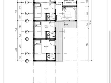 Rumah Kost 8 Kamar Luas 72 di Kampus UMM Tegalgondo Malang
