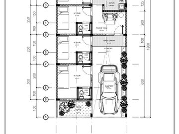 Rumah Kost 8 Kamar Luas 72 di Kampus UMM Tegalgondo Malang