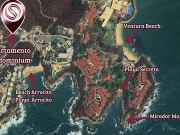Departamento con vista al mar, Alberca, Rooftop en venta, Arrocito, Huatulco.