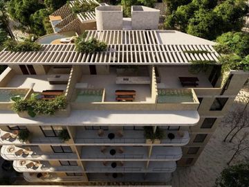 Departamento con vista al mar, Alberca, Rooftop en venta, Arrocito, Huatulco.