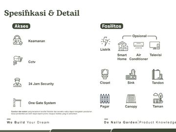 Rumah Booking unit hanya 1jt sampai acc KPR angsuran mulai 2 jt an di De Naila Garden Tipe Caragana Driyorejo Gresik