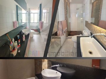 VENTA DE CASA MODERNA CON ESTACIONAMIENTO Y FRENTE A PARQUE EN CHICLAYO