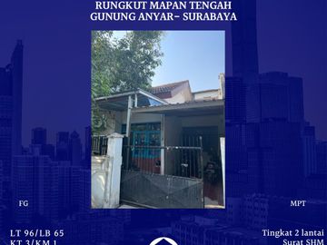 Rumah Rungkut Mapan Tengah Gunung Anyar dkt Semolowaru Nginden Tenggilis UBAYA