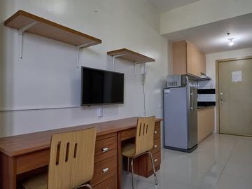 SUN27XXT1: For Sale Fully Furnished Studio with Balcony in Sun Residences, Quezon City