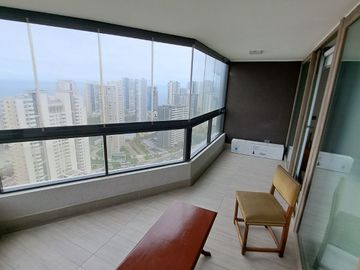 Lindo departamento 2D , 2B  con linda vista al mar, Costa de Montemar