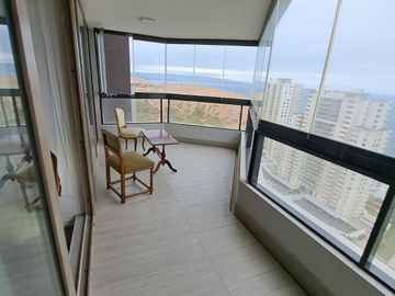Lindo departamento 2D , 2B  con linda vista al mar, Costa de Montemar