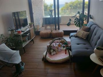 Gran departamento amoblado de 1 dormitorio a la venta en Concon