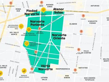 Oficinas en Renta • Col. Narvarte • CDMX • 220 m2 • Recién remodeladas • Excelente Oportunidad