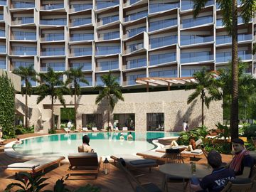 SE VENDEN DEPARTAMENTOS EN CHICXULUB, YUCATÁN. 1, 2 Y 3 RECAMARÁS CON CASA CLUB, CLUB DE PLAYA Y AMENIDADES.