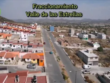 Lotes de 105 m² en Venta, Fracc. Valle de Las Estrellas, Mineral de La Reforma.