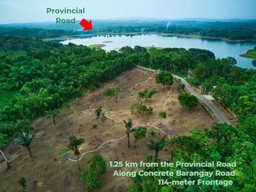 8,394 sqm Lake Shore Farm Lot for Sale in Brgy. Sisilmin, Cavinti, Laguna with overlooking view of Lumot Mahipon Lake