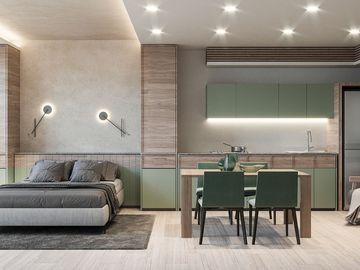 Departamento en playa del carmen en venta de 1 recamara con alberca