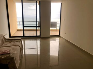 Departamento en venta frente al mar sector Playa Murciélago cerca al Mall del Pacífico, Manta