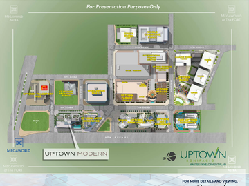Studio Condo for sale in Uptown Modern, BGC, Metro Manila