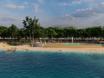Casa con alberca privada, en Lagos del Sol, casa club y amenidades, Cancún.