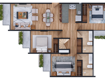 Departamento en Venta Portales Norte 3 recamaras