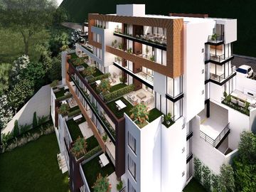Hermoso departamento en planos 2 habitaciones con terraza y vista, Gonzalez Suarez