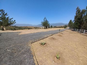 Valle Alegre, parcela 20.000 mts, cercada, con construcciones y pozo