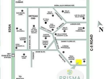 Save 1.4M! 1 Bedroom Corner Unit 38sqm Prisma Residences Pre Selling Resale Condo in Bagong Ilog Pasig near Rizal Medical Center BGC Capitol Commons
