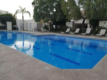 Casa en venta Rivello residencial en Hermosillo área común con alberca