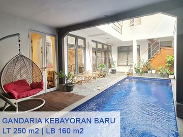 Rumah Cantik Dgn S.Pool di Gandaria Kebayoran Baru, Jakarta Selatan