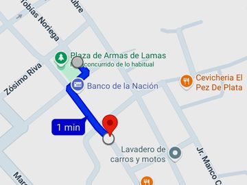 Lamas acoge bien a los visitantes, es un lugar increíble para vivir. La casa está a solo una cuadra de su Plaza.