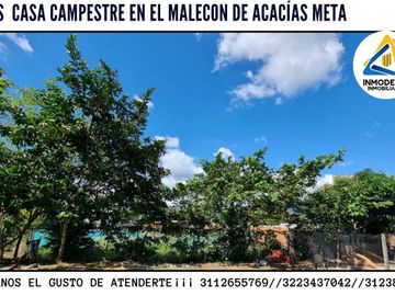 VENDO CASA CAMPESTRE ACACÍAS META