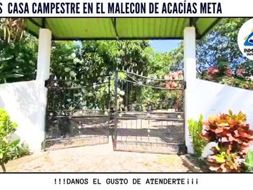 VENDO CASA CAMPESTRE ACACÍAS META