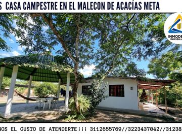 VENDO CASA CAMPESTRE ACACÍAS META