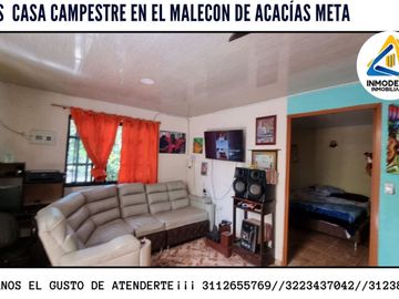 VENDO CASA CAMPESTRE ACACÍAS META