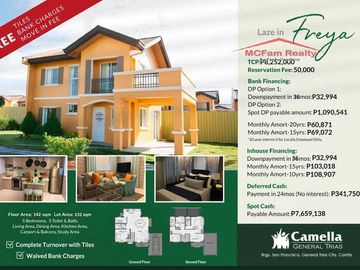 House and Lot For Sale in General Trias Cavite - Camella General Trias