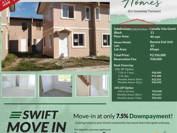 House and Lot For Sale in General Trias Cavite - Camella General Trias