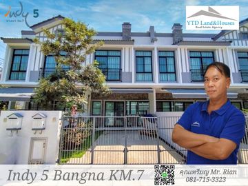 2-storey townhome for sale/rent near Mega Bangna , Greatest location in the area Indy 5 Bangna KM.7