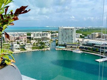 OPORTUNIDAD SHARK TOWER PISO 16> DEPA AMUEBLADO EN PUERTO CANCUN > GRANDES VISTAS Y AMENIDADES