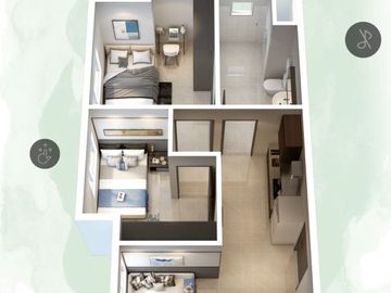 2 Bedroom 15,000 Monthly, Zero Downpayment Empire East Highland 5 Years to Pay Rent to own Condo Pasig-Cainta nr. Araneta Cubao,Marikina,Katipunan,Ort