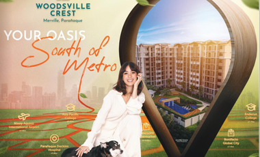 PRE-SELLING STUDIO CONDOMINIUM AT WOODSVILLE CREST MERVILLE PARANAQUE NEAR AIRPORT