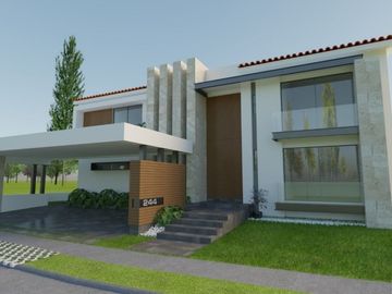 Casa en PREVENTA colindante con el campo de golf en Paraíso Country Club