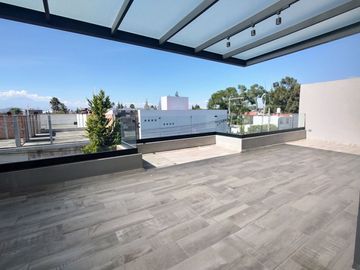 venta casa nueva puebla camino real a cholula roofgarden en fraccionamiento