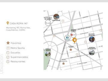 VENTA DEPARTAMENTO COL ROMA, COLINDA CON LA CONDESA