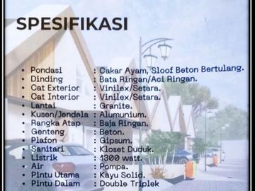 Dijual Rumah Baru di Nanggewer Cibinong Dekat PEMDA Bogor